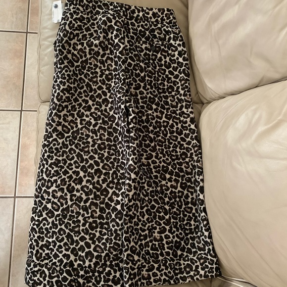 ANTHROPOLOGIE Kate Leopard Jacquard Trousers - Picture 12 of 16